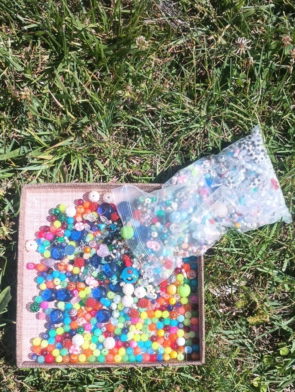 2lb Colorful Bead Bag